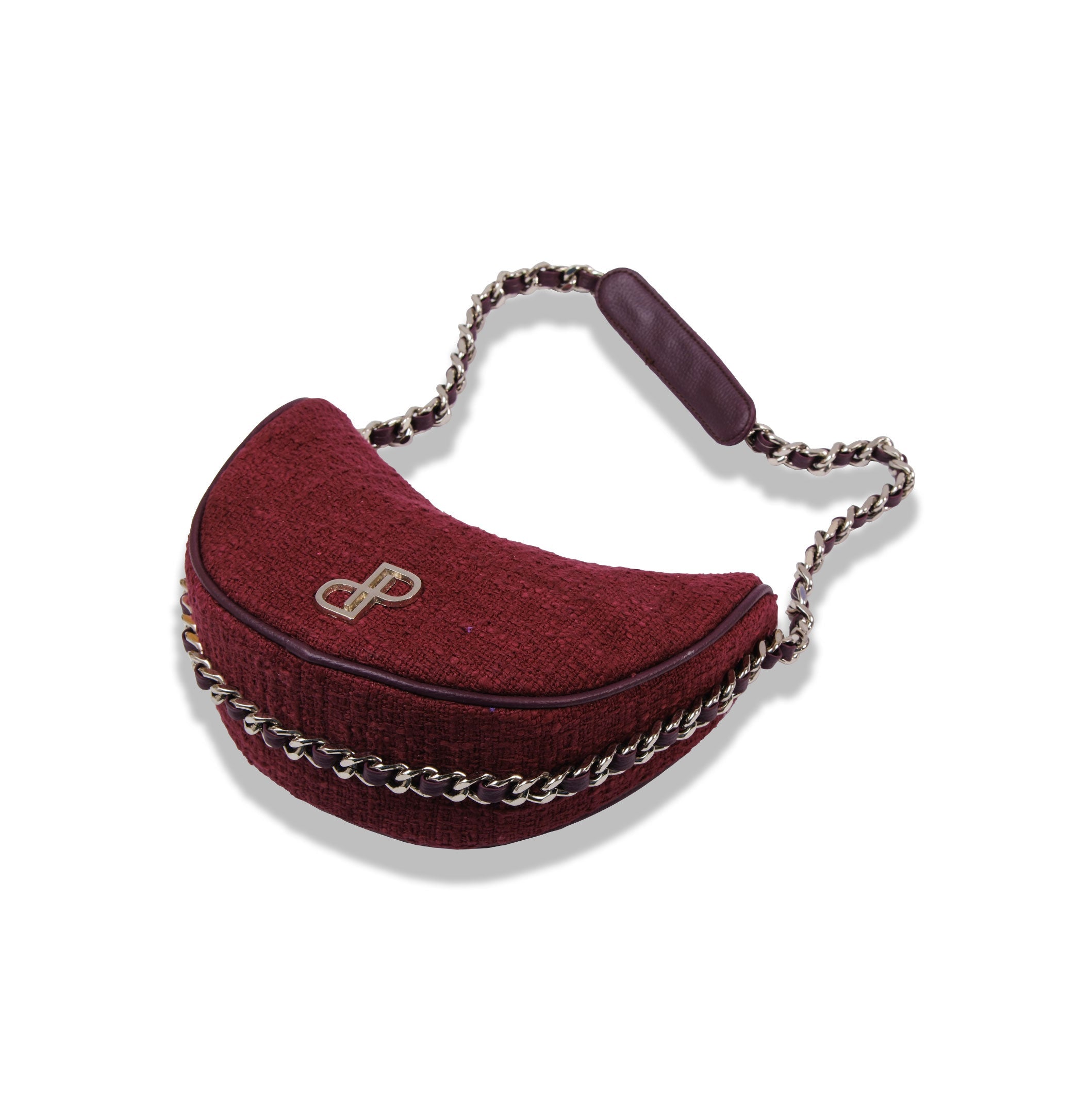 POLTZAA Maroon Vegan Shoulder Bag