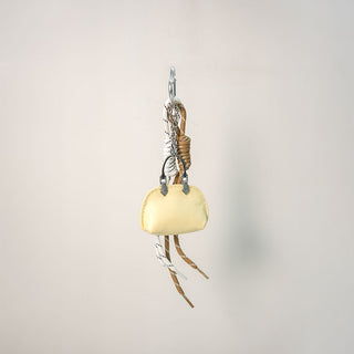 Butter Yellow Cute small Bag Charm